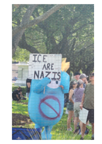 Ice are Na*is Inflatable Art Print