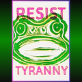 RESIST TYRANNY Protest Art Trading Card #4