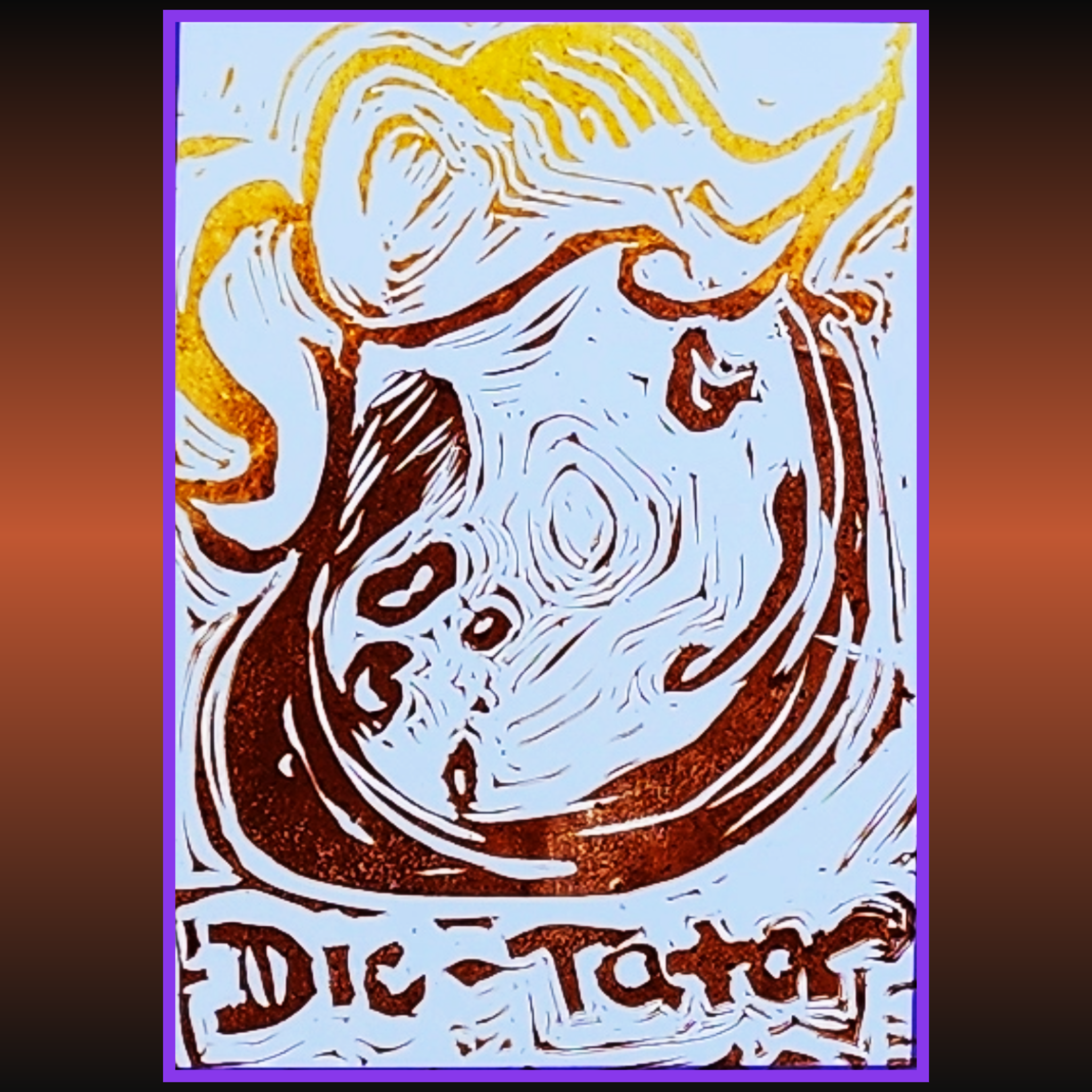 DIC TATOR Protest Art Trading Card #9