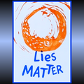 ACEO ORANGE LIES MATTER Protest Art Trading Card #16