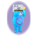 Ice are Na*is Inflatable Art Print
