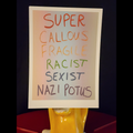 Super Fragile Protest Sign Art Print 5x7