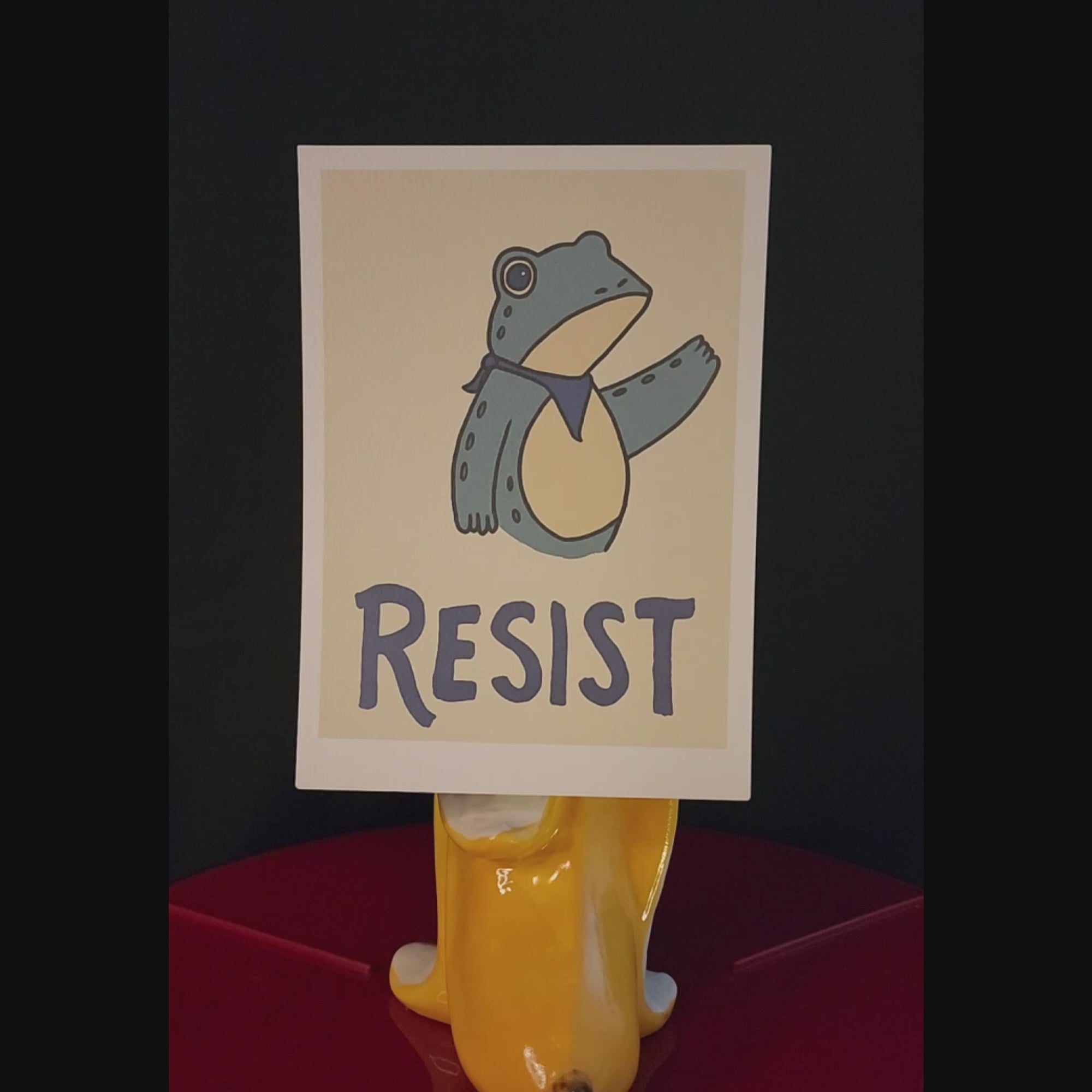 RESIST Protest Sign Art Print 5x7